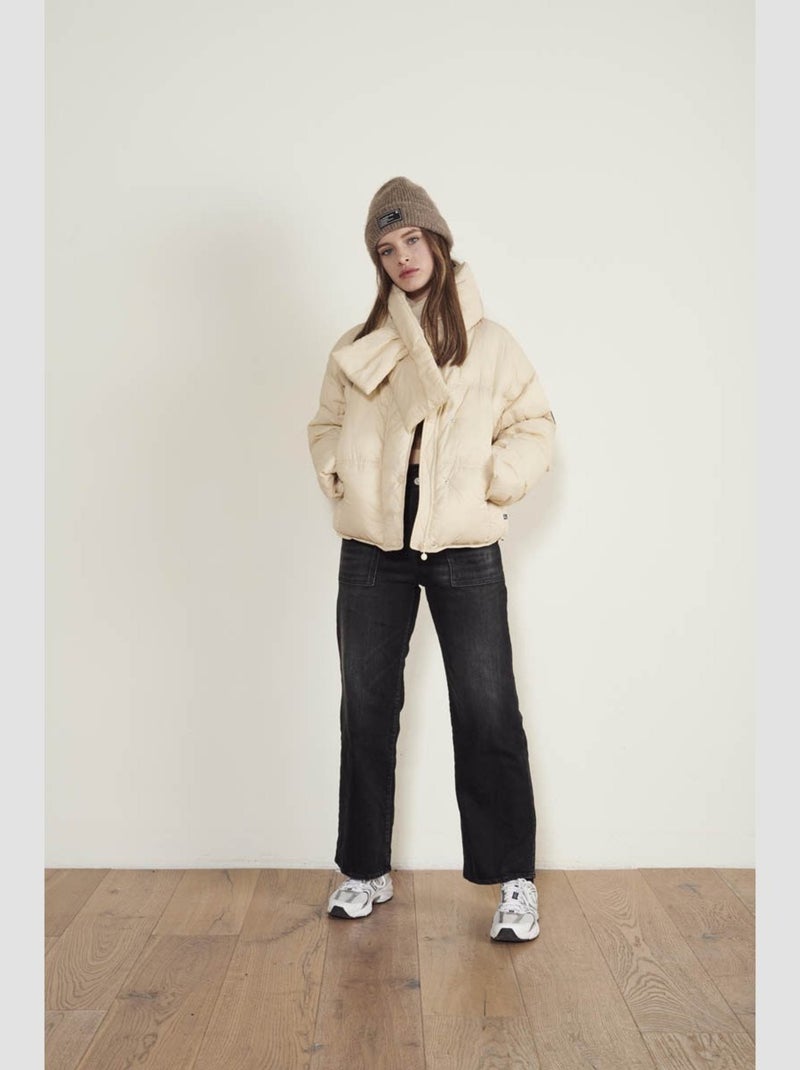 Jeans regular large droite 'Le Temps Des Cerises' Noir - Kiabi