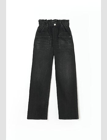 Jeans regular large taille haute regular droit 'Le Temps Des Cerises'