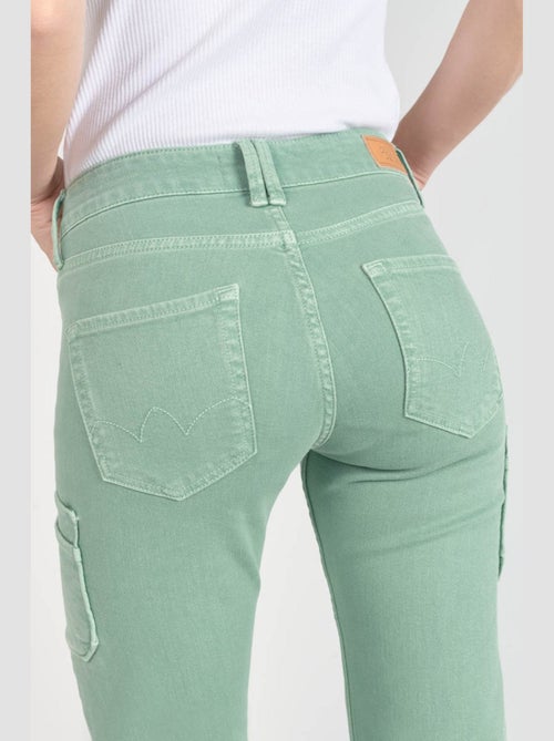 Jeans regular taille haute 7/8ème regular droit 7/8ème 'Le Temps Des Cerises' - Kiabi