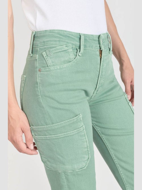 Jeans regular taille haute 7/8ème regular droit 7/8ème 'Le Temps Des Cerises' - Kiabi