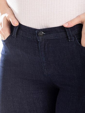 Jeans regular taille haute dos élastiqué OBR7 'OBER'
