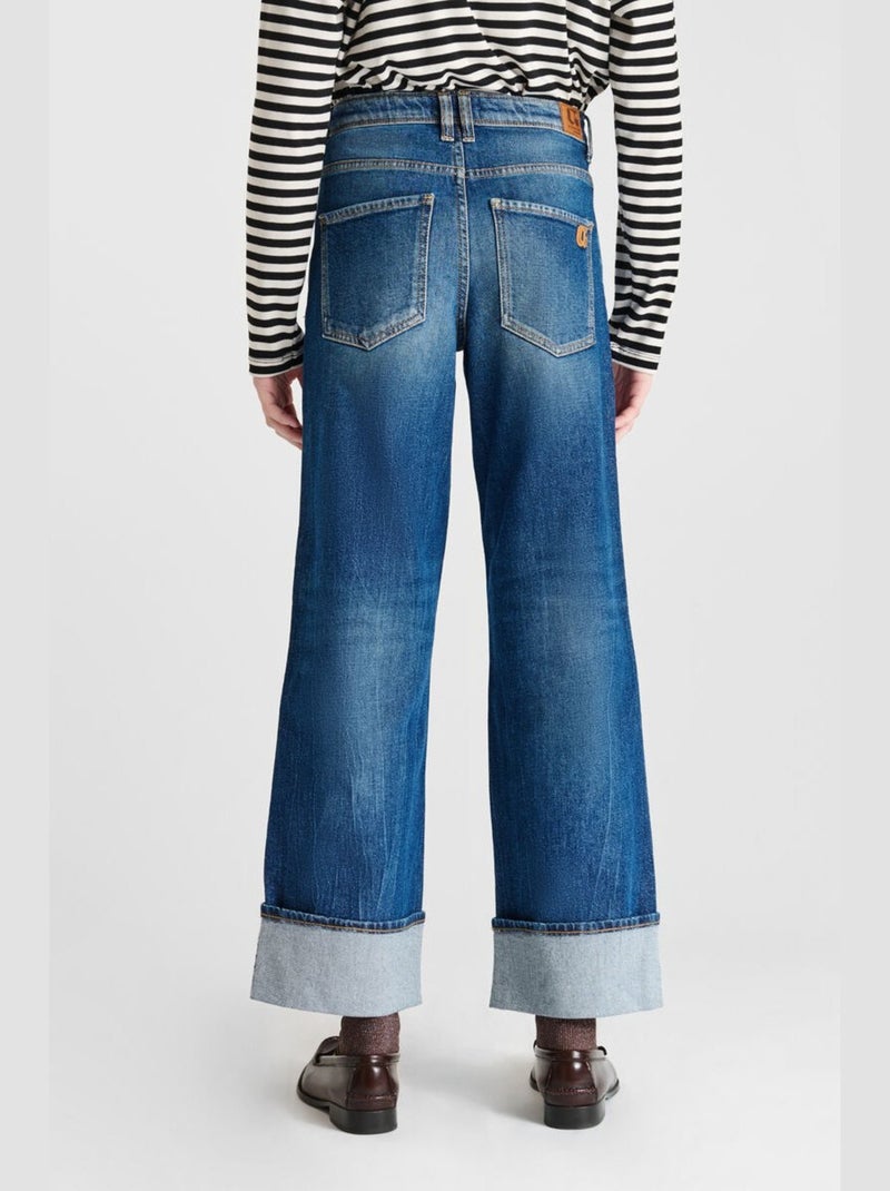 Jeans REVERS droite 'Le Temps Des Cerises' Bleu - Kiabi