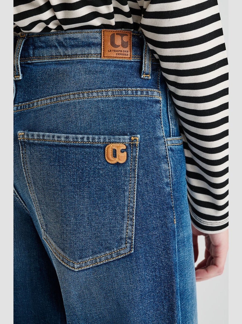 Jeans REVERS droite 'Le Temps Des Cerises' Bleu - Kiabi