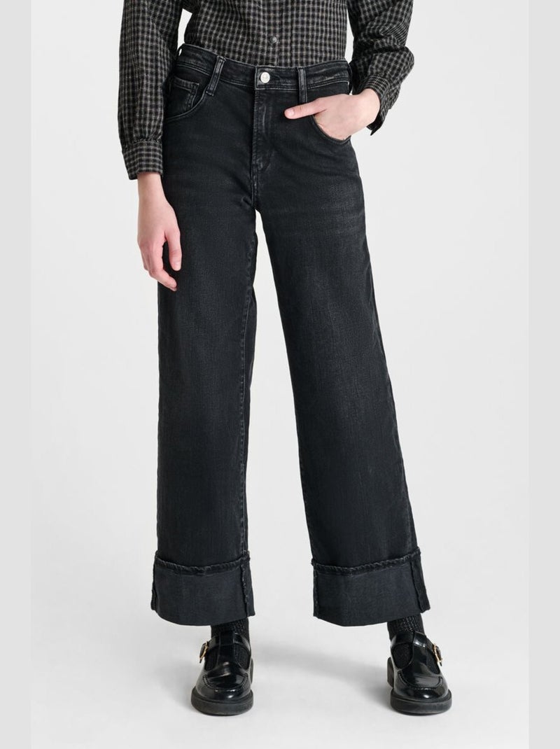 Jeans REVERS droite 'Le Temps Des Cerises' Noir - Kiabi