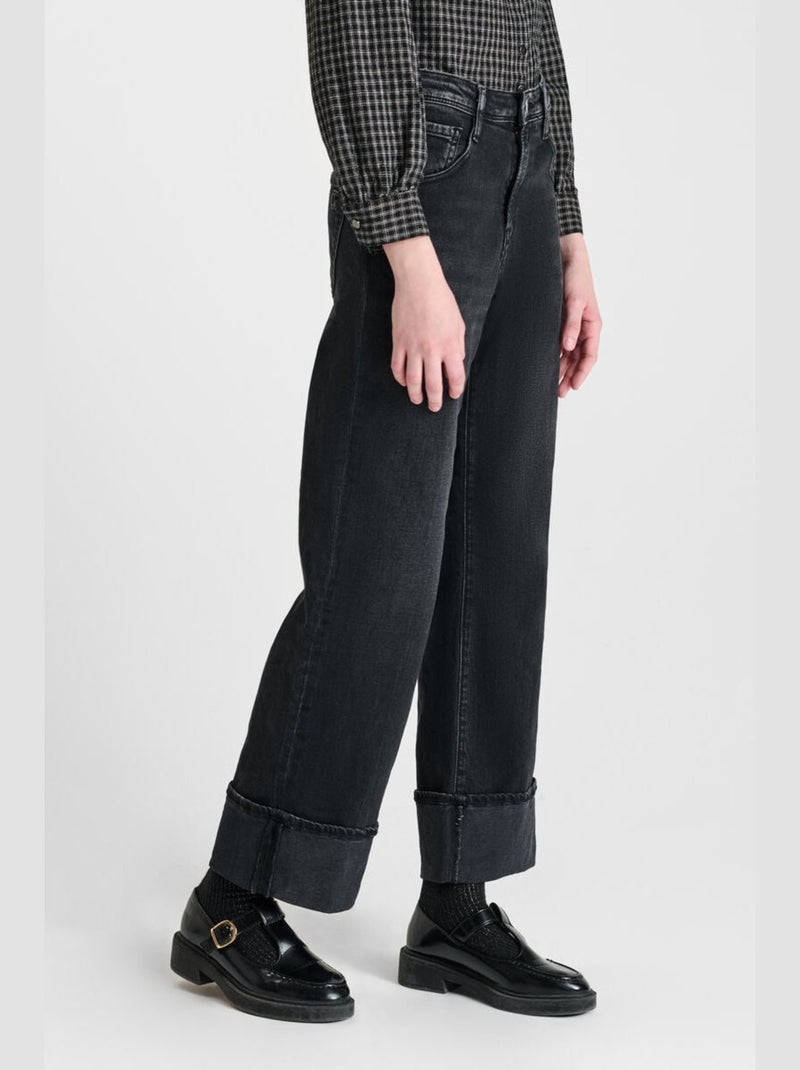 Jeans REVERS droite 'Le Temps Des Cerises' Noir - Kiabi