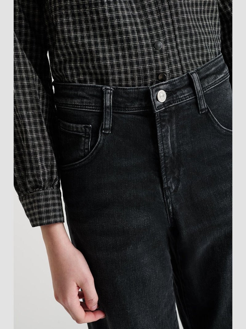 Jeans REVERS droite 'Le Temps Des Cerises' Noir - Kiabi