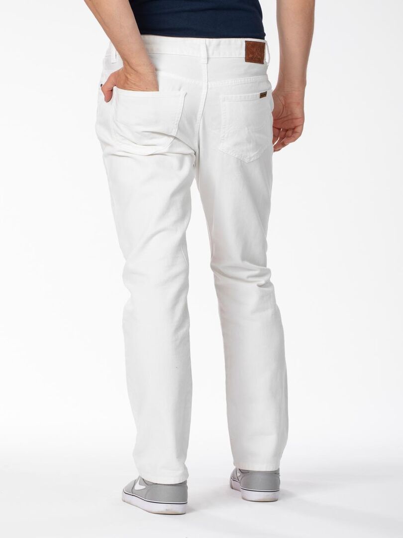 Jeans RL70 coupe droite confort denim ALBINO Blanc - Kiabi