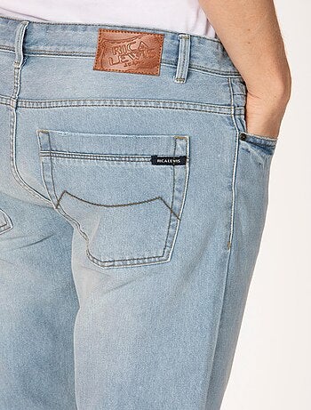 Jeans RL70 coupe droite confort denim léger bleached ADAMO - Kiabi