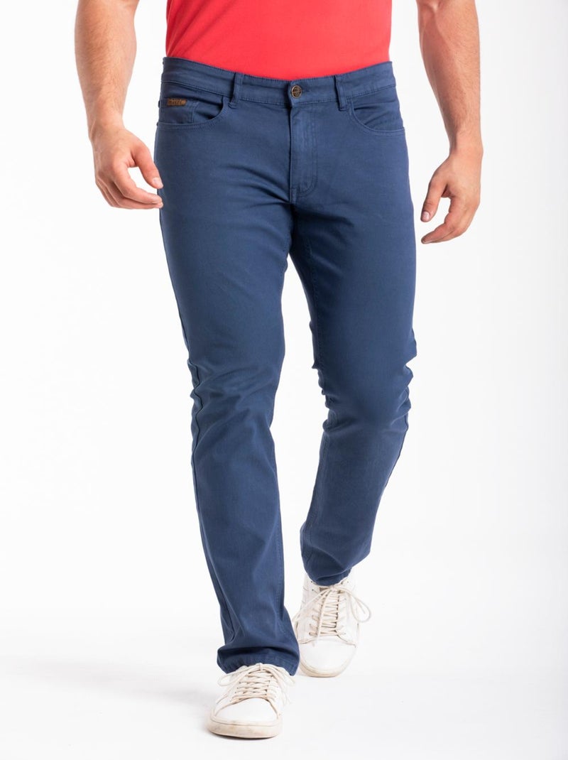 Jeans RL80 Fibreflex® couleur coupe droite ajustée GILMAR 'Rica Lewis' Bleu - Kiabi