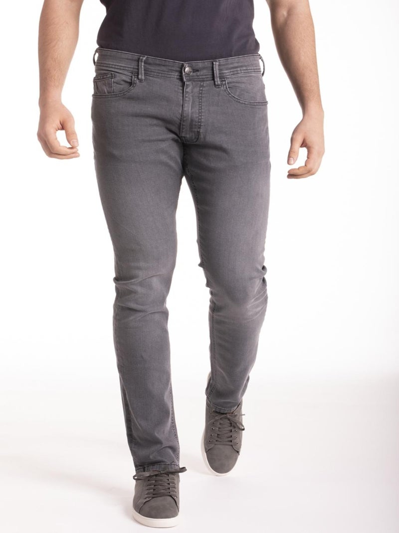 Jeans RL80 stretch Fibreflex® coupe droite ajustée BERANG 'Rica Lewis' Gris - Kiabi