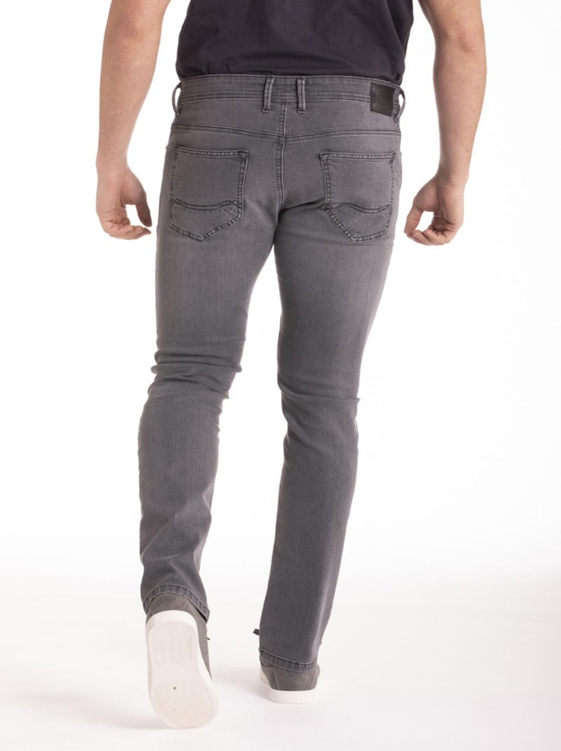Jeans RL80 stretch Fibreflex® coupe droite ajustée BERANG 'Rica Lewis' Gris - Kiabi