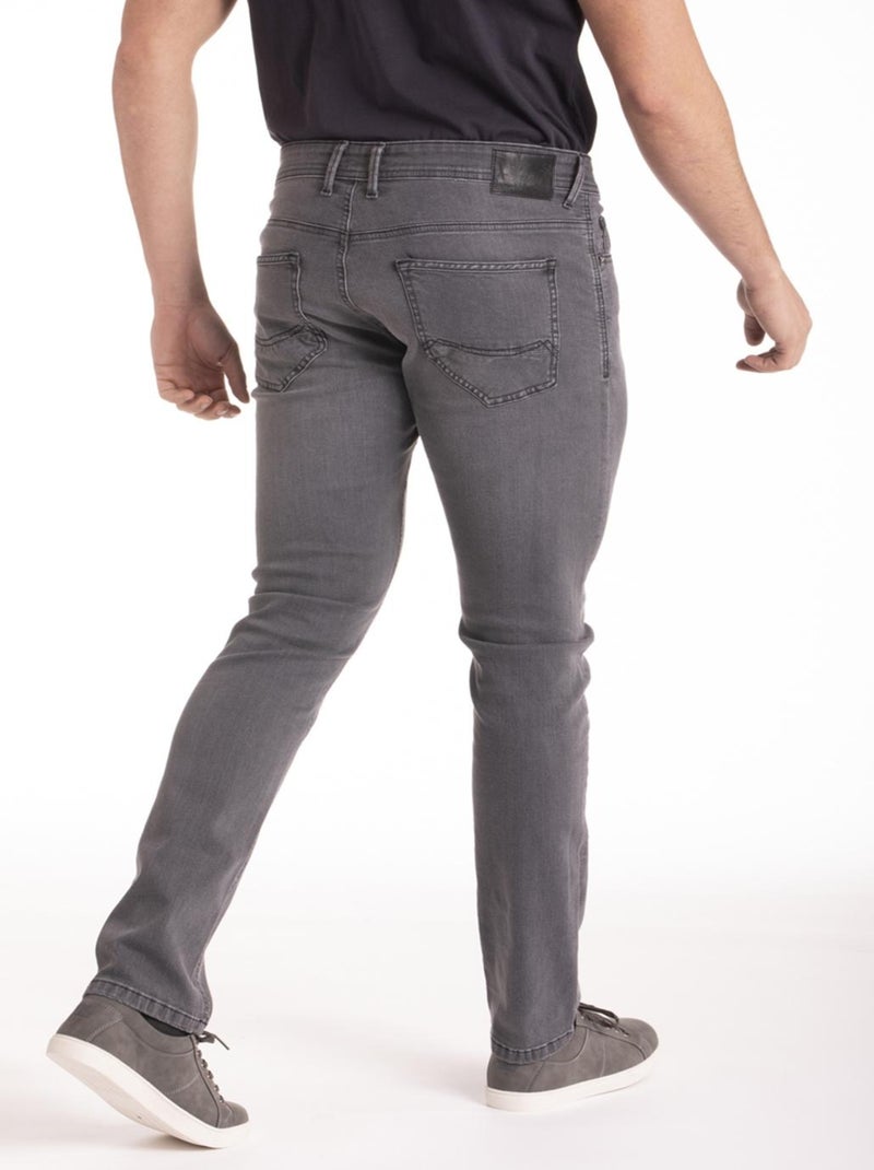 Jeans RL80 stretch Fibreflex® coupe droite ajustée BERANG 'Rica Lewis' Gris - Kiabi