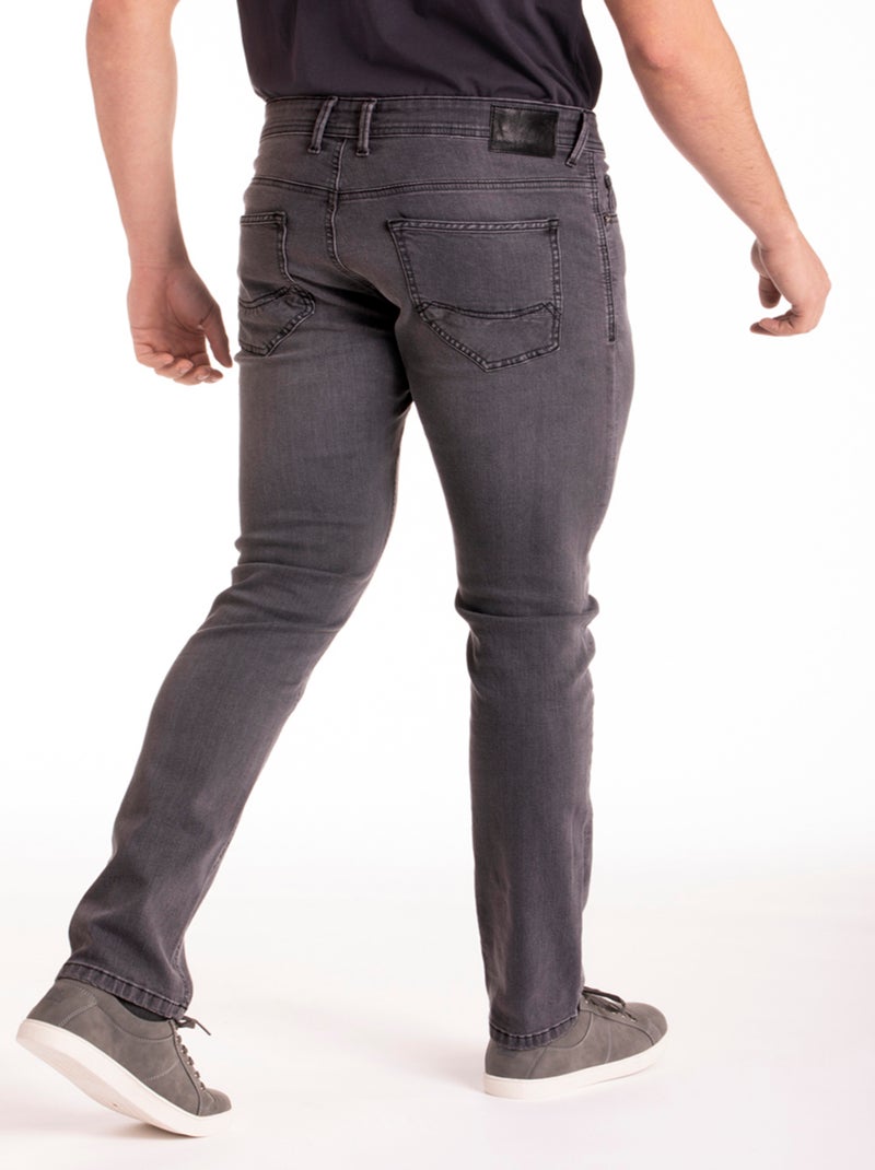 Jeans RL80 stretch Fibreflex® coupe droite ajustée BERANGO 'Rica Lewis' Gris - Kiabi