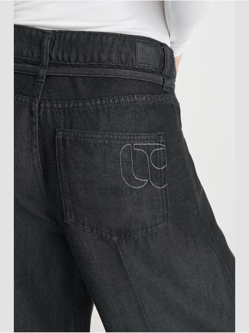 Jeans SCOTTY loose large 'Le Temps Des Cerises' Noir - Kiabi