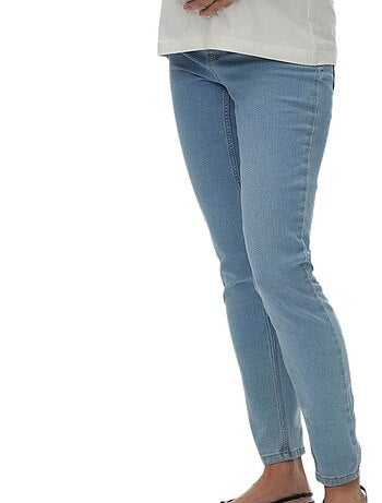 Jeans Skinny Femme Mamalicous Destroyed Light