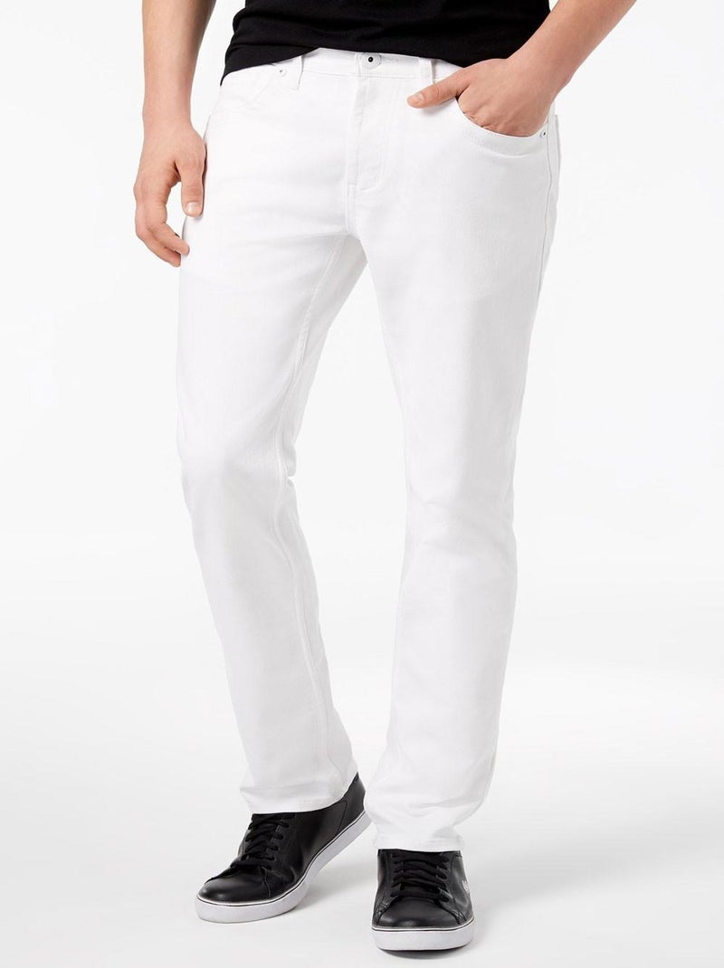 Jeans Slim Fit Kebello Blanc Blanc - Kiabi