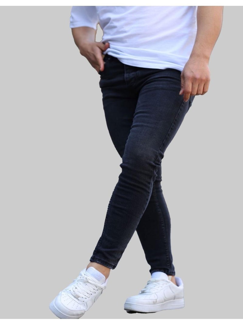 Jean's slim Kebello Noir Noir - Kiabi