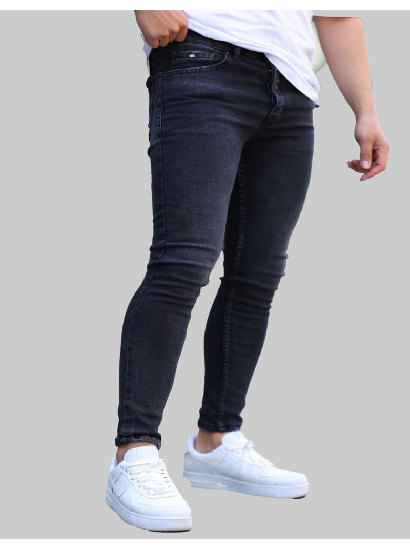 Jean's slim Kebello Noir Noir - Kiabi