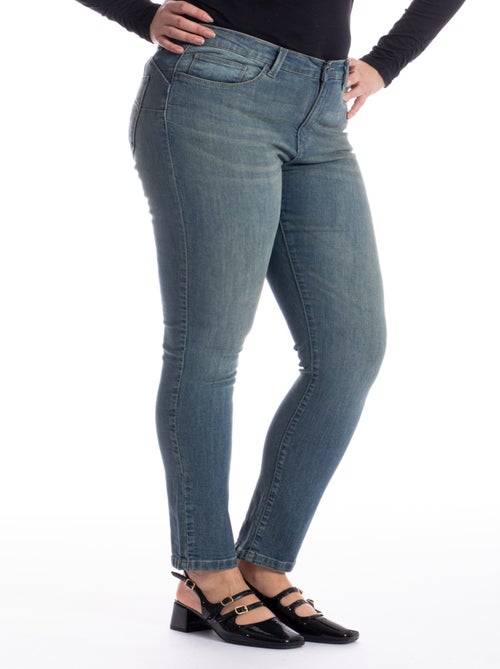 Jeans slim push-up stretch OBSPU3 'OBER' - Kiabi