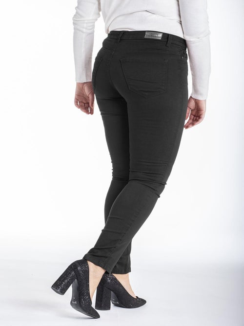 Jeans slim taille haute stretch OBS9 'OBER' - Kiabi