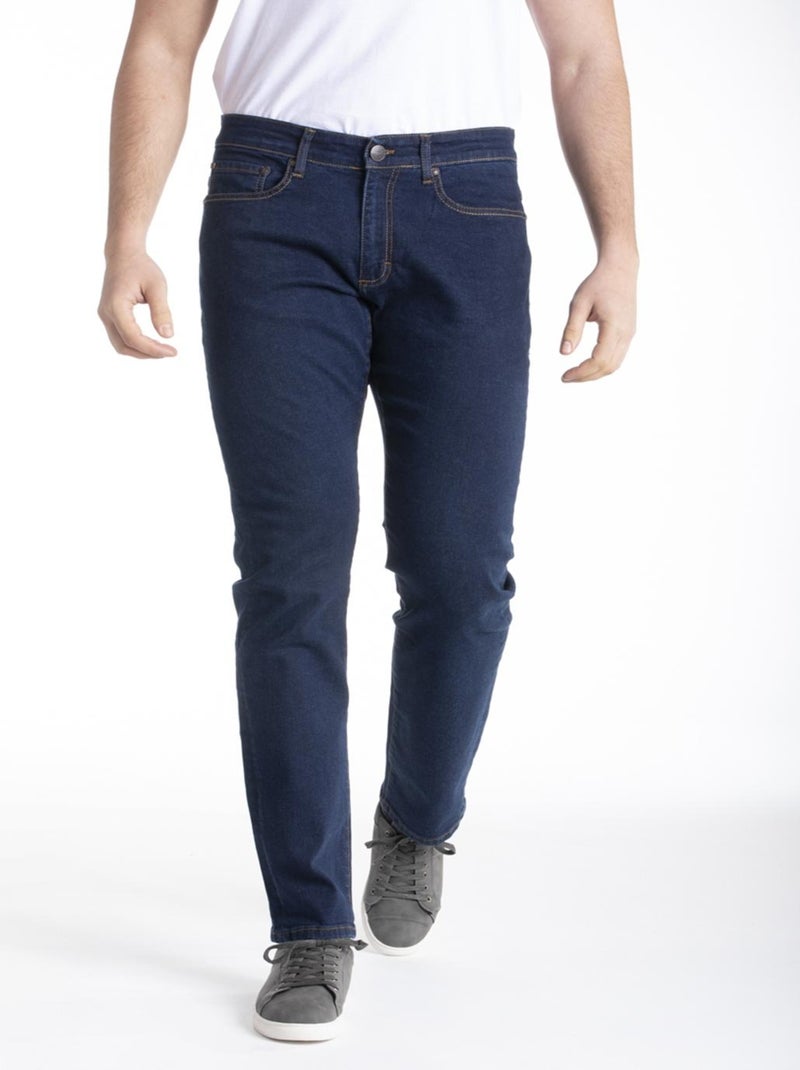 Jeans stretch Fibreflex® anti-inflation brut ANTI1 'Rica Lewis' Bleu - Kiabi