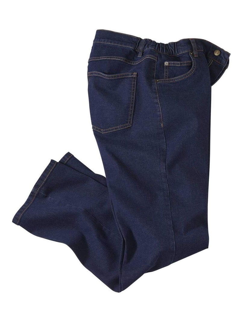 Jeans Stretch Regular - ATLAS FOR MEN Bleu foncé - Kiabi