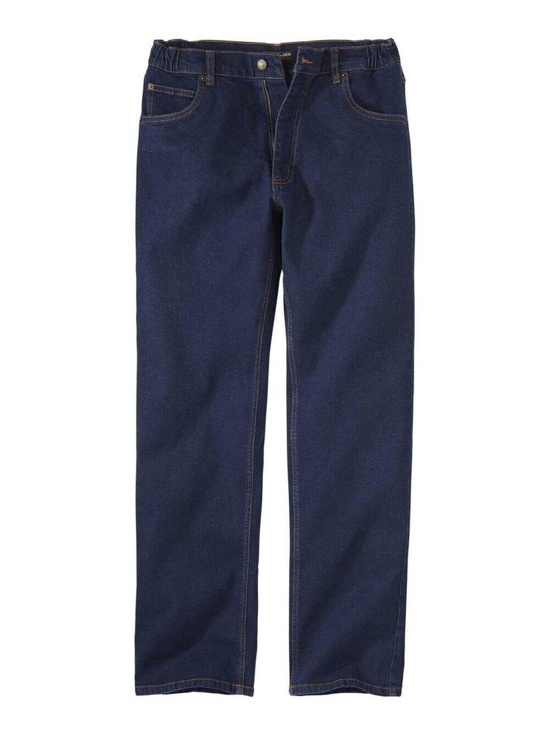 Jeans Stretch Regular - ATLAS FOR MEN Bleu foncé - Kiabi