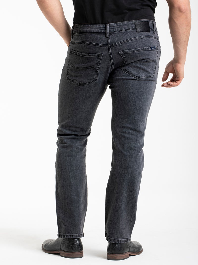 Jeans stretch RL70 Fibreflex® coupe droite confort BARONE 'Rica Lewis' Gris - Kiabi