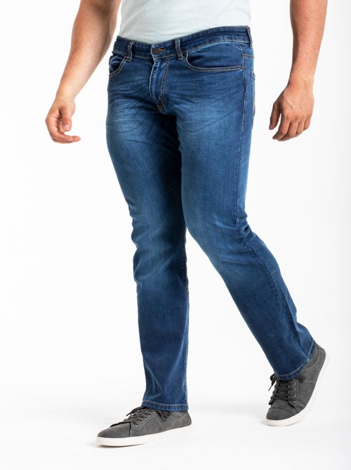 Jeans stretch RL70 Fibreflex® coupe droite confort brossé LUNO 'Rica Lewis' - Kiabi