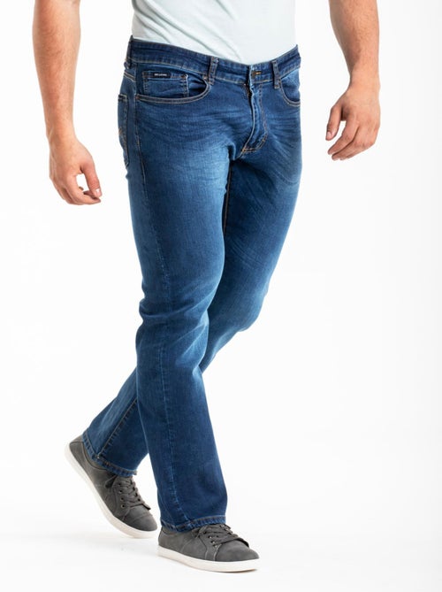 Jeans stretch RL70 Fibreflex® coupe droite confort brossé LUNO 'Rica Lewis' - Kiabi