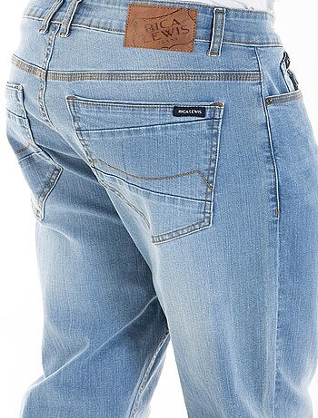 Jeans stretch RL70 Fibreflex® coupe droite tendance denim bleached CARLO 'Rica Lewis'