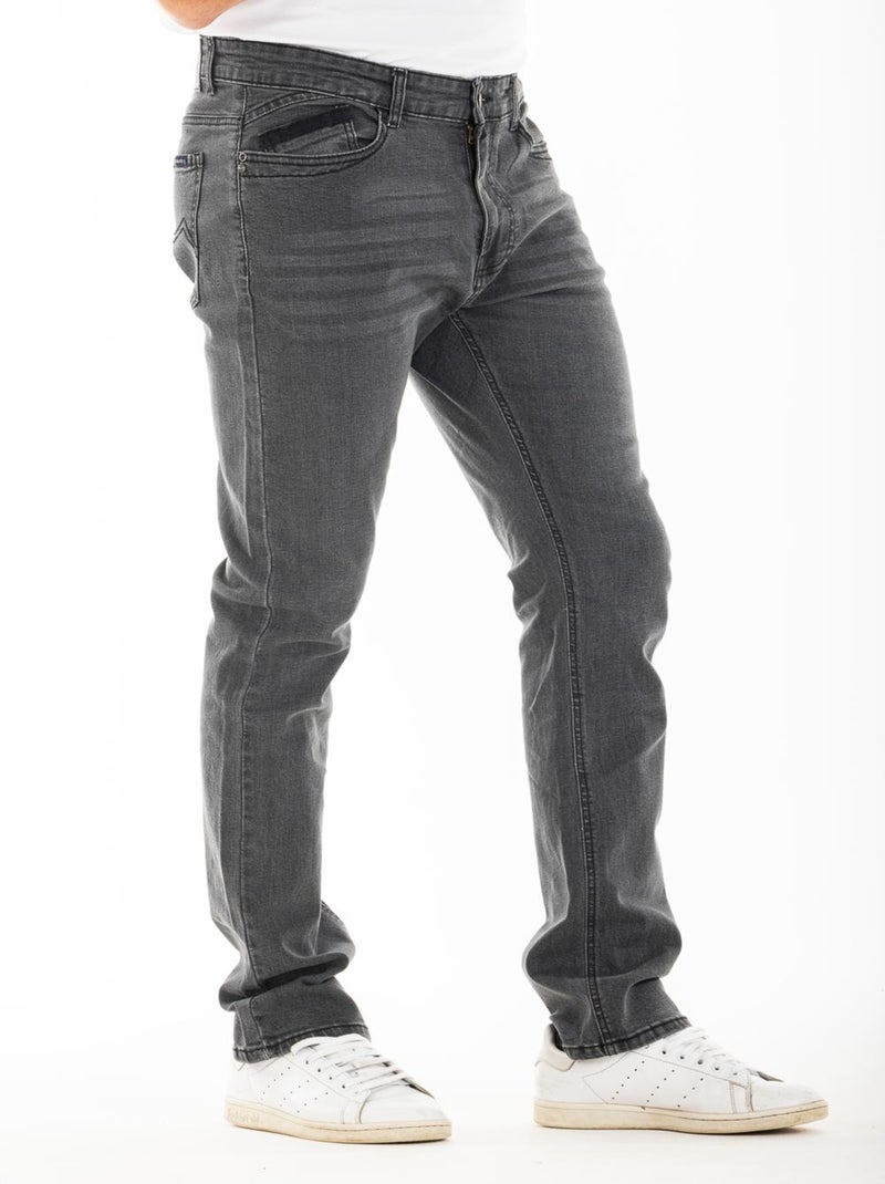 Jeans stretch RL70 Fibreflex® coupe droite tendance denim WARD 'Rica Lewis' Gris - Kiabi