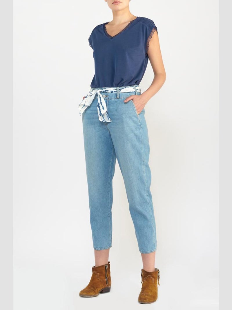 Jeans SUNBURY carotte 'Le Temps Des Cerises' Bleu - Kiabi