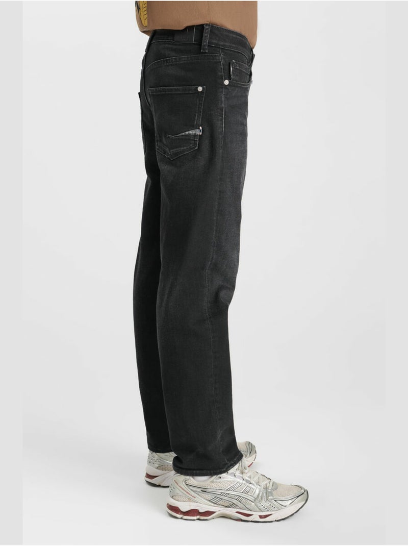 Jeans swann droite 'le temps des cerises' Noir - Kiabi