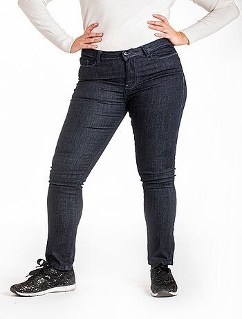 Jeans taille haute slim denim OBS6 - Kiabi