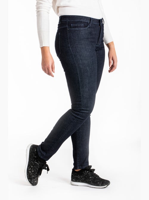 Jeans taille haute slim denim OBS6 'OBER' - Kiabi