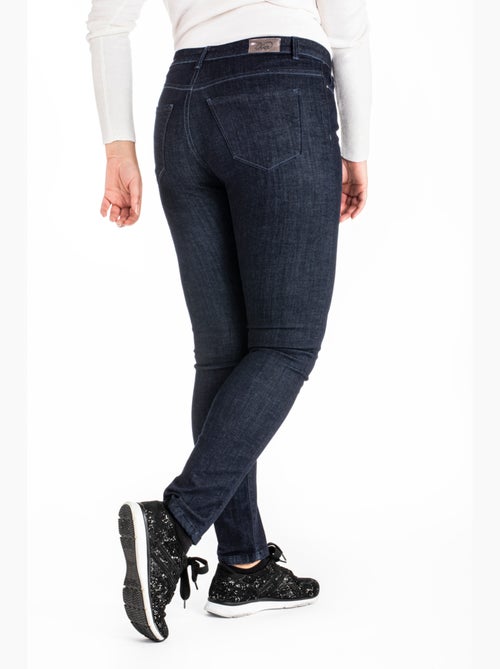 Jeans taille haute slim denim OBS6 'OBER' - Kiabi