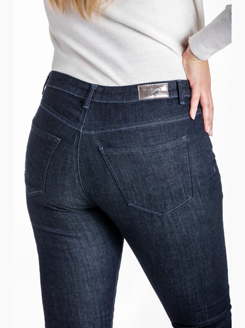 Jeans taille haute slim denim OBS6 'OBER' - Kiabi