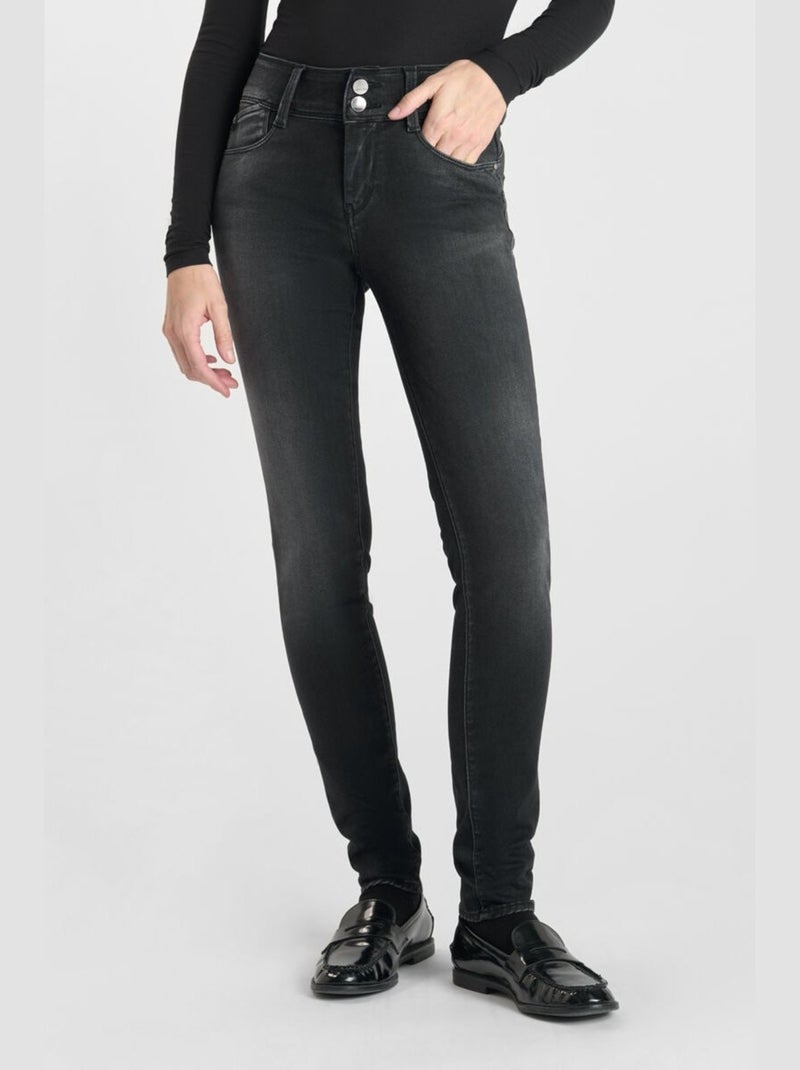 Jeans ULTRA PULP push-up slim 'Le Temps Des Cerises' Noir - Kiabi