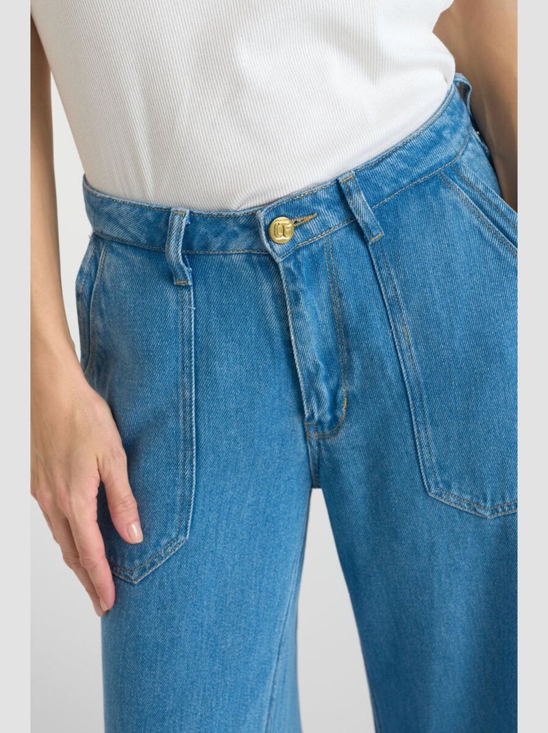 Jeans VICTORIA loose large 'Le Temps Des Cerises' Bleu - Kiabi