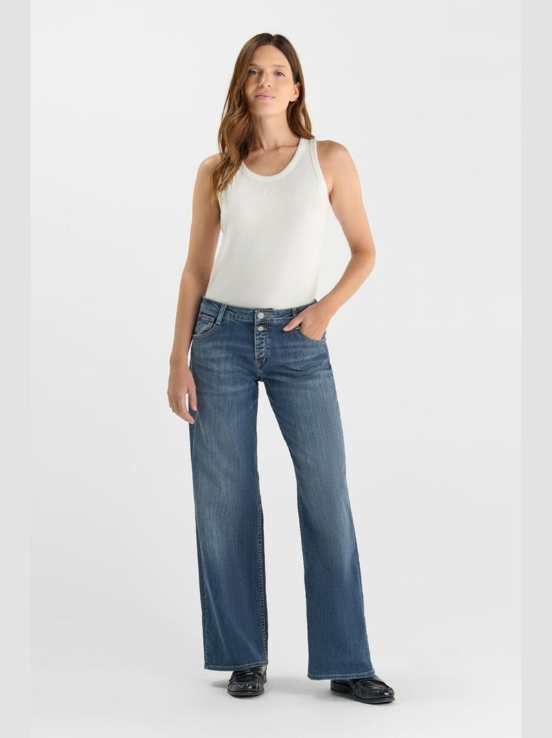 Jeans wide leg Efter bleu N°2 'Le Temps Des Cerises' Bleu - Kiabi