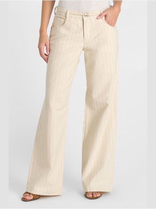 Jeans wide leg loose large 'Le Temps Des Cerises' - Kiabi Jeans wide leg loose large 'Le Temps Des Cerises' - Kiabi