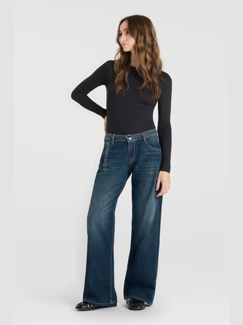 Jeans wide leg loose large 'Le Temps Des Cerises' Bleu - Kiabi