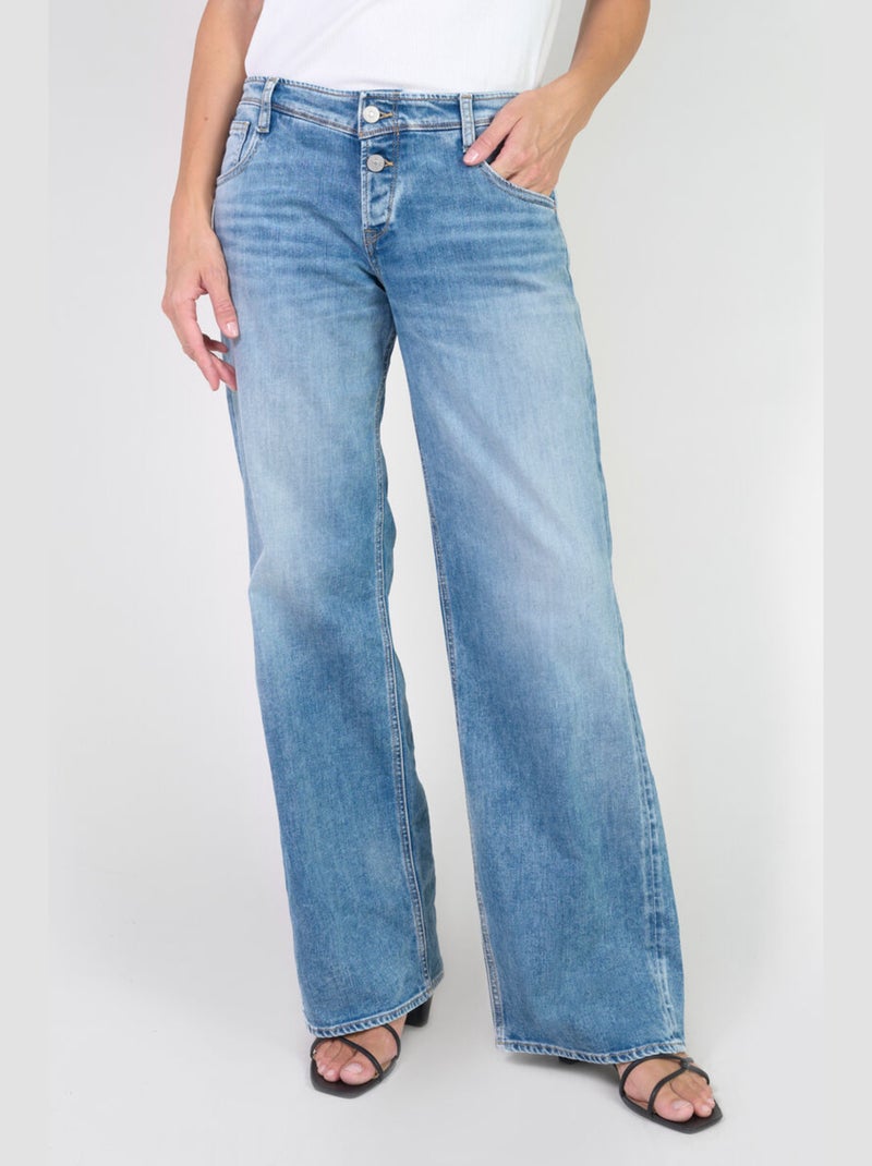 Jeans wide leg loose large 'Le Temps Des Cerises' Bleu - Kiabi
