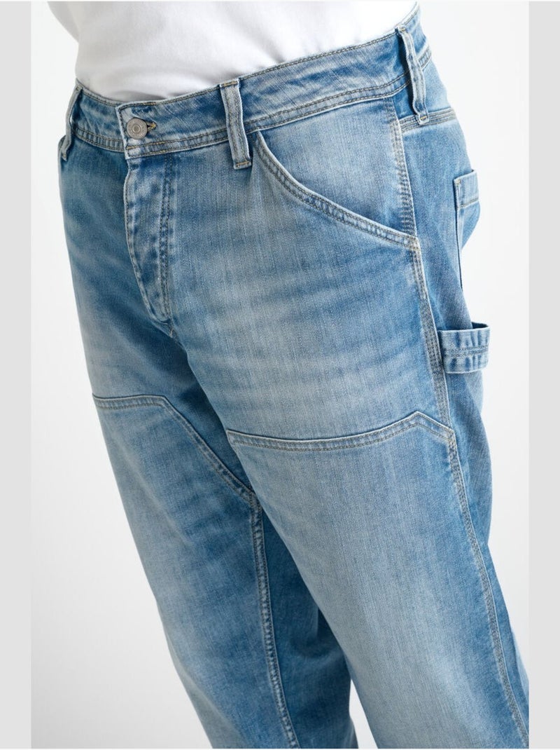 Jeans WORK loose large 'Le Temps Des Cerises' Bleu - Kiabi
