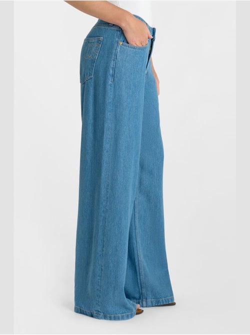 Jeans ZAZOU loose large 'Le Temps Des Cerises' - Kiabi