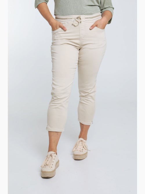 Jegging 3/4 Lolly en coton PAPRIKA - Kiabi