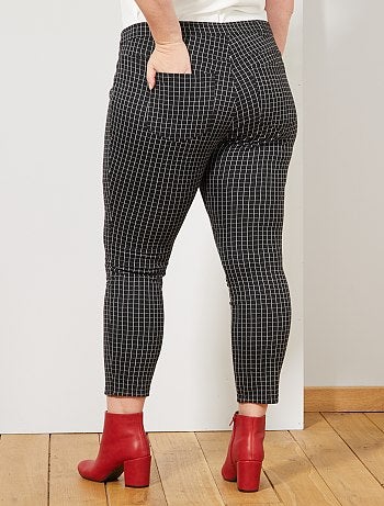 Jegging à carreaux - Kiabi