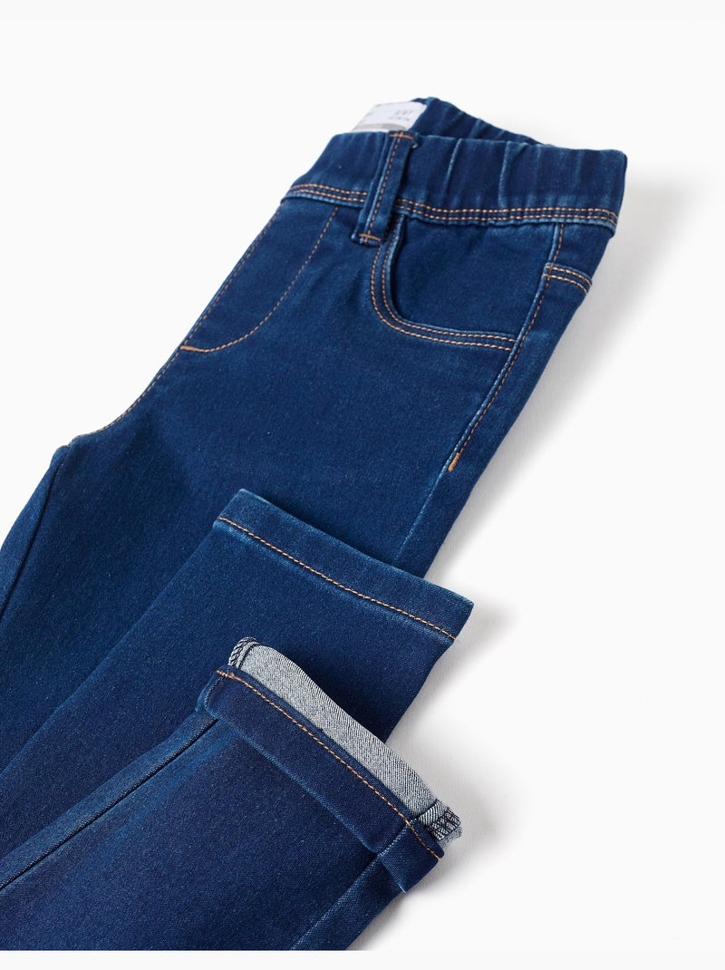 Jegging avec 4 poches Bleu foncé - Kiabi