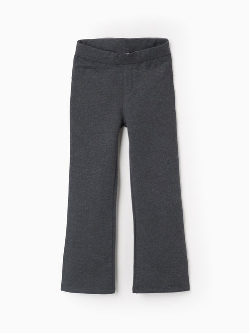 Jegging en coton polyester peigné Flare Fit - Kiabi